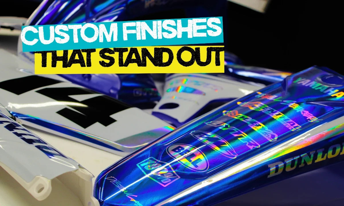 Graphics Finishes Explained: Chrome, Holographic, Matte & More