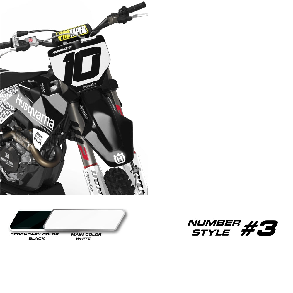 Husqvarna Leopard White