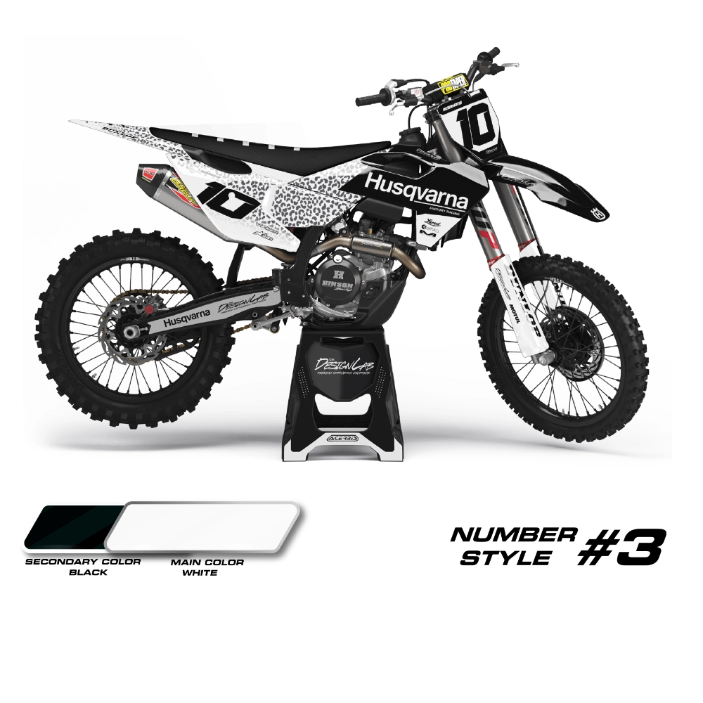 Husqvarna Leopard White