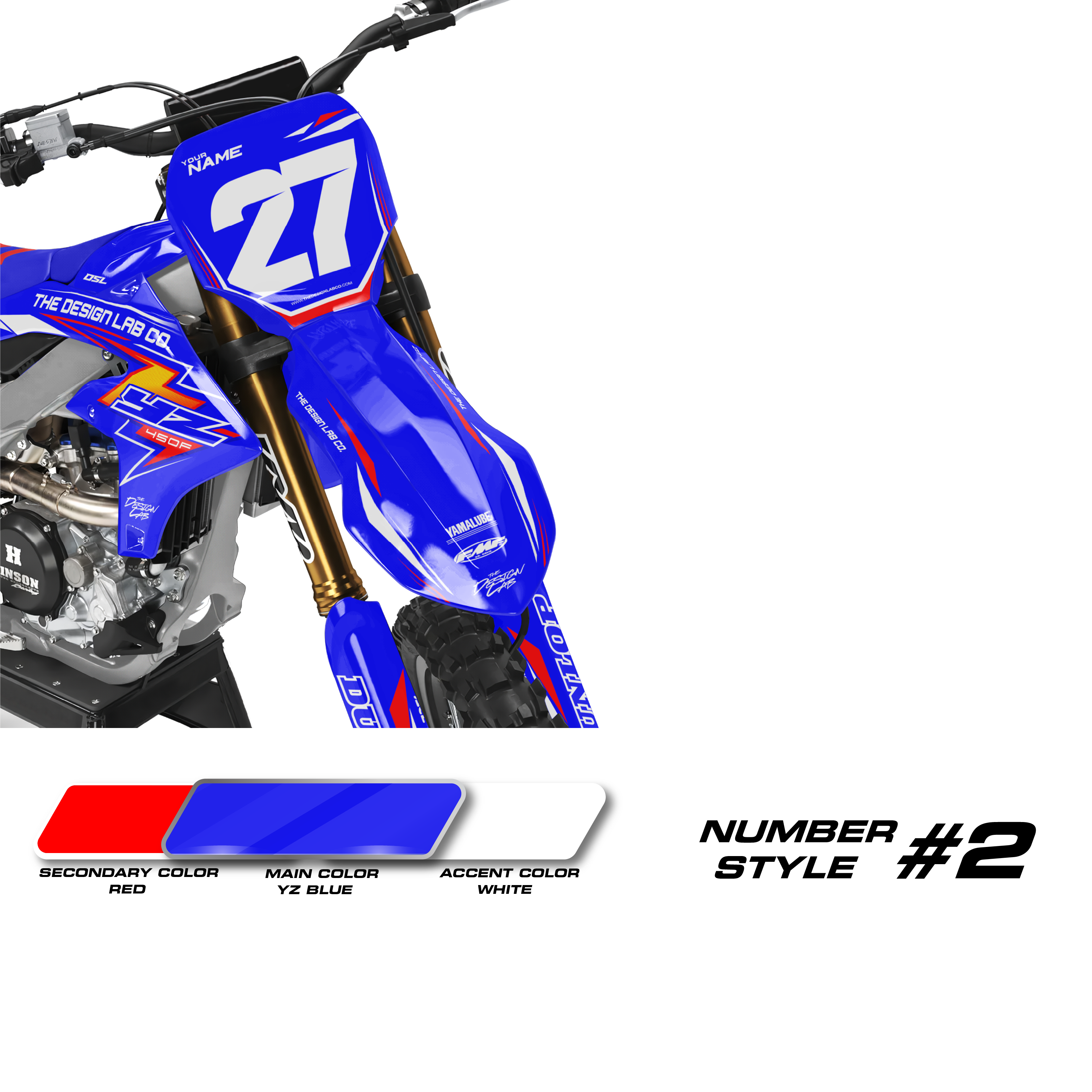 Yamaha Corrosive Blue / Red