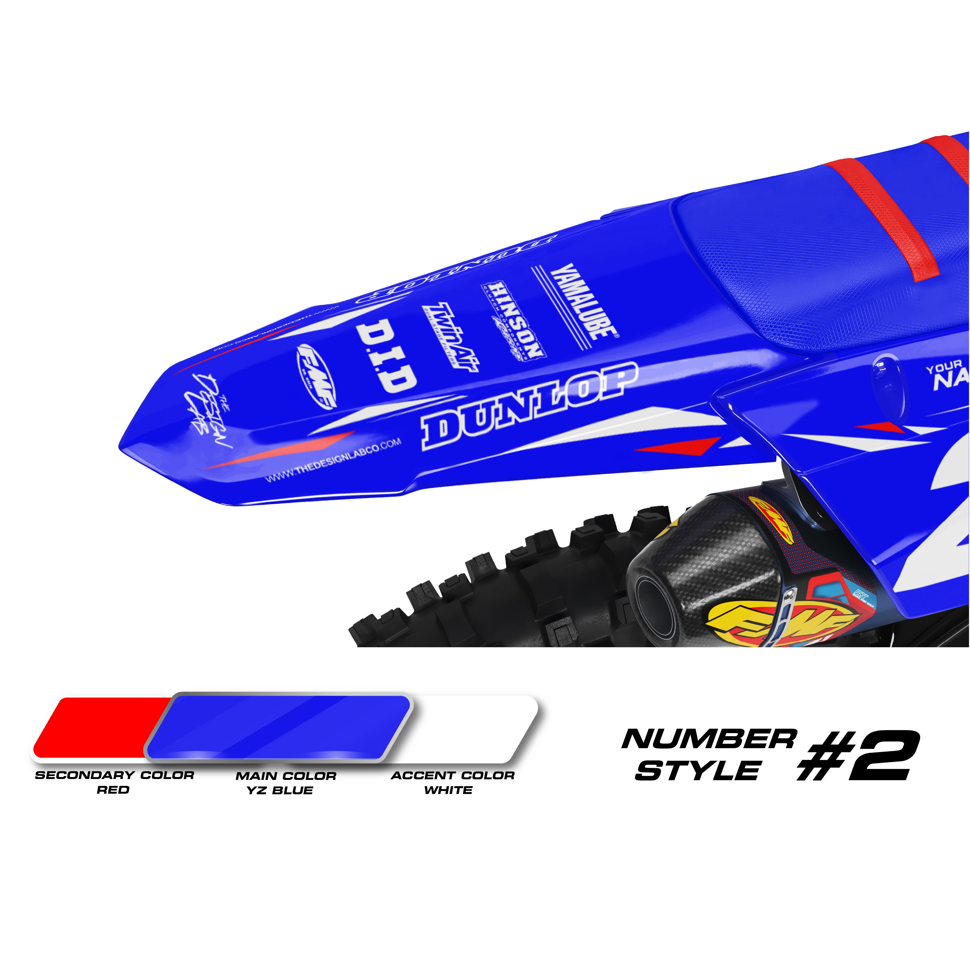 Yamaha Corrosive Blue / Red