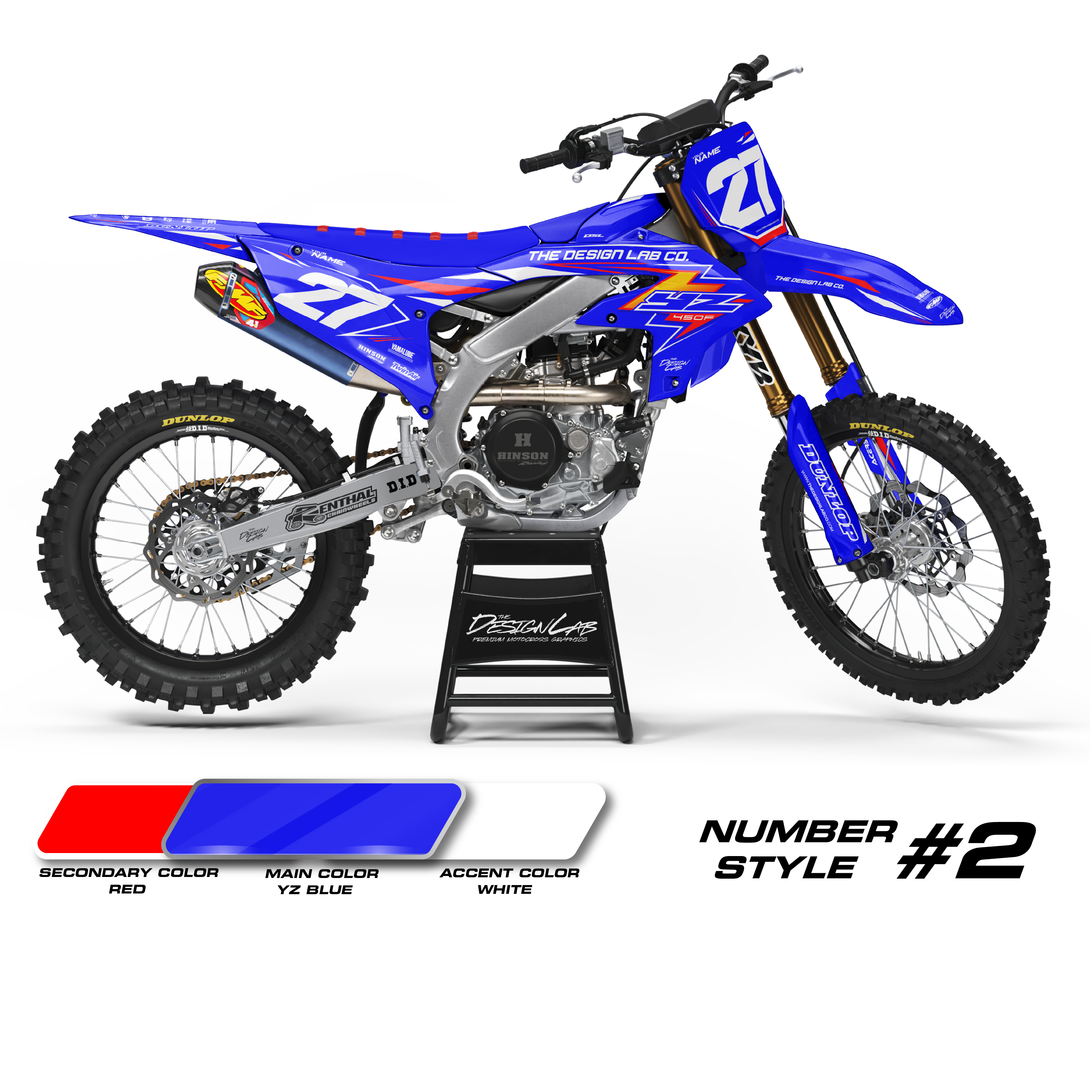 Yamaha Corrosive Blue / Red