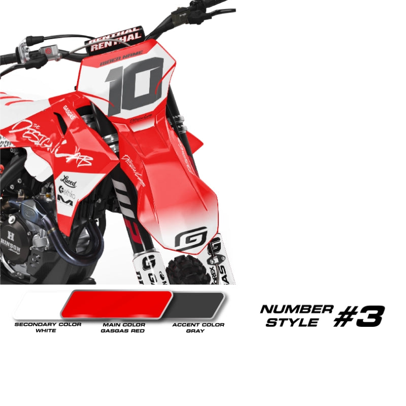 GasGas Leopard White