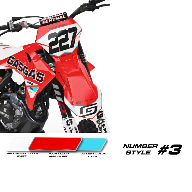 GasGas MX1 White