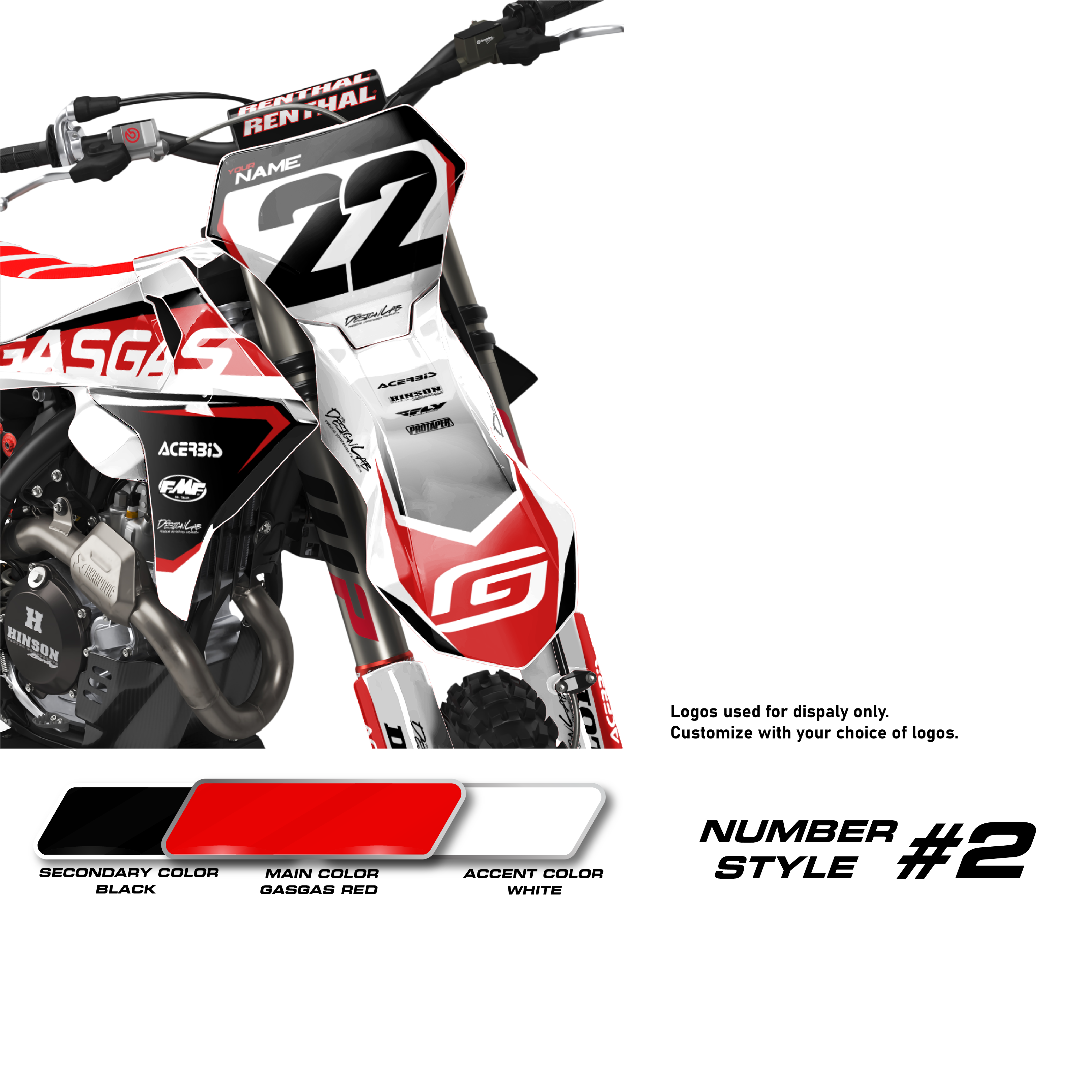 GasGas White Racer