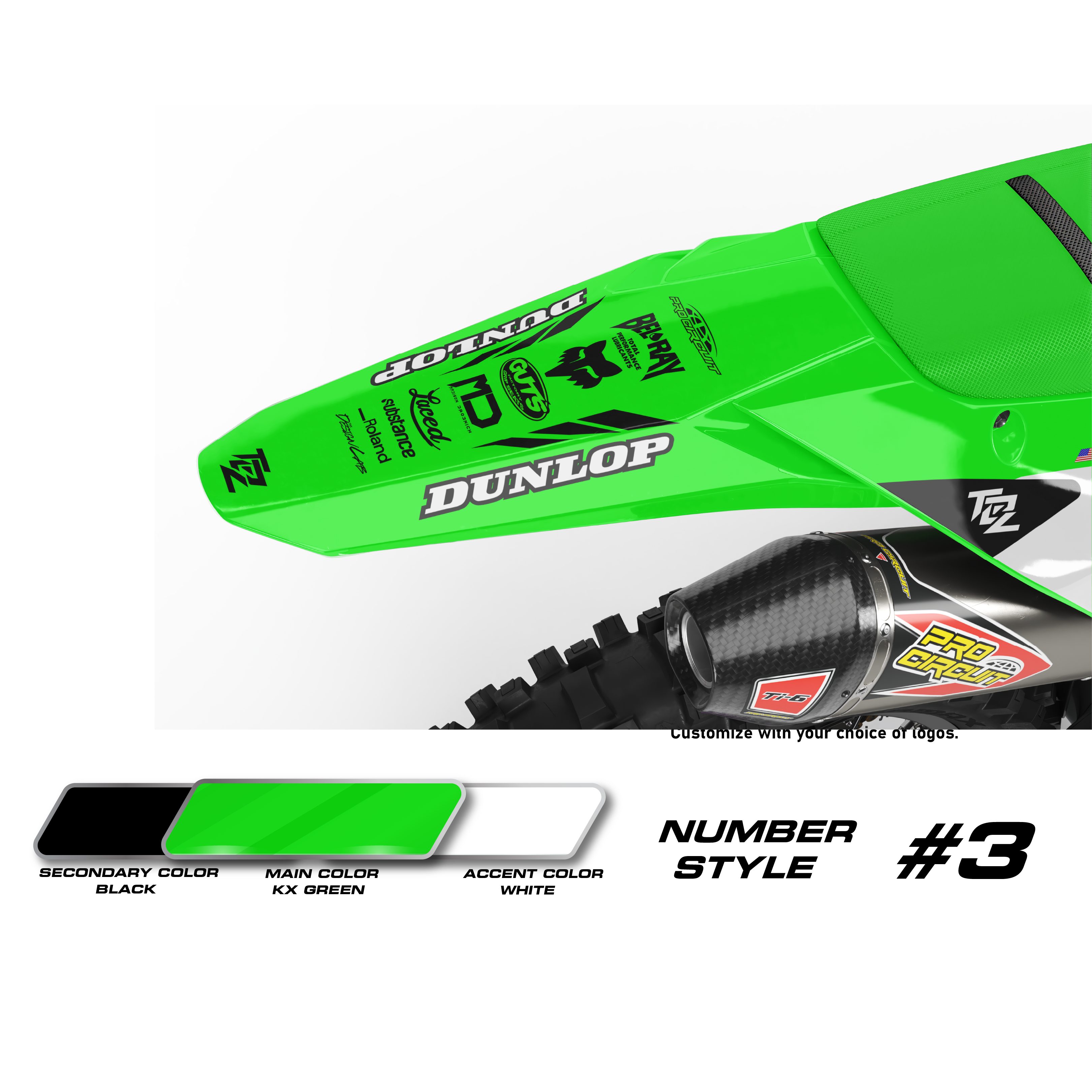 Kawasaki Back in green