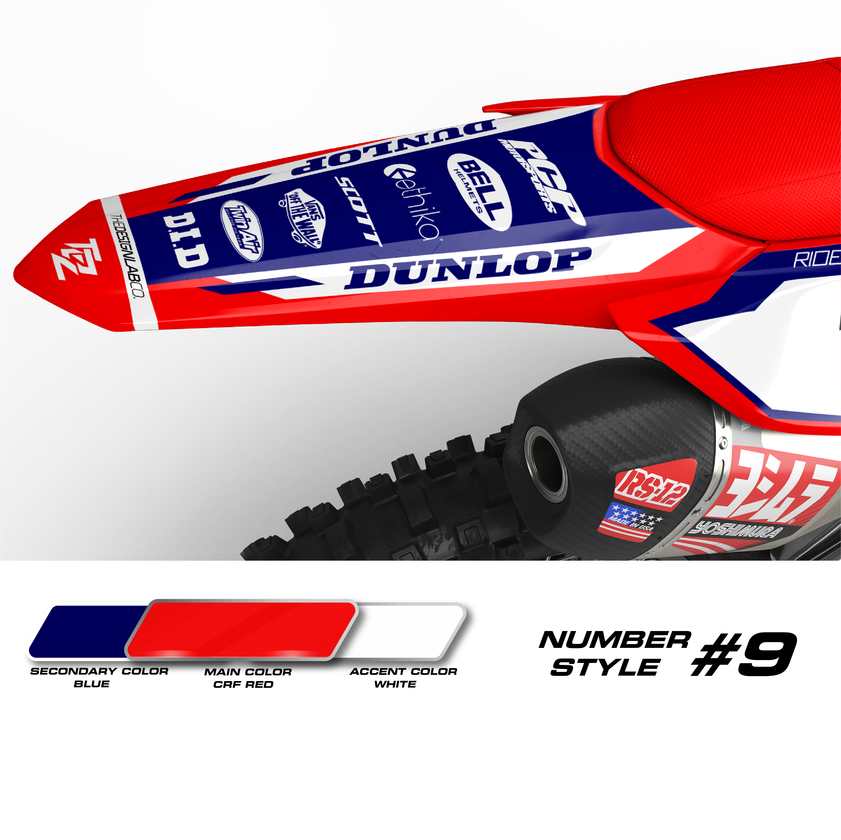 Honda Divine Red Blue