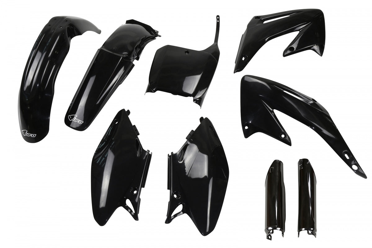 UFO Full Plastic Kit black for Honda CR 125 (2002-03) - CR 250 (2002-03)