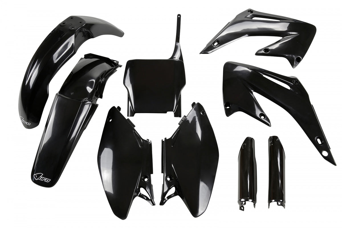UFO Full Plastic Kit black for Honda CR 125 (2004) - CR 250 (2004)