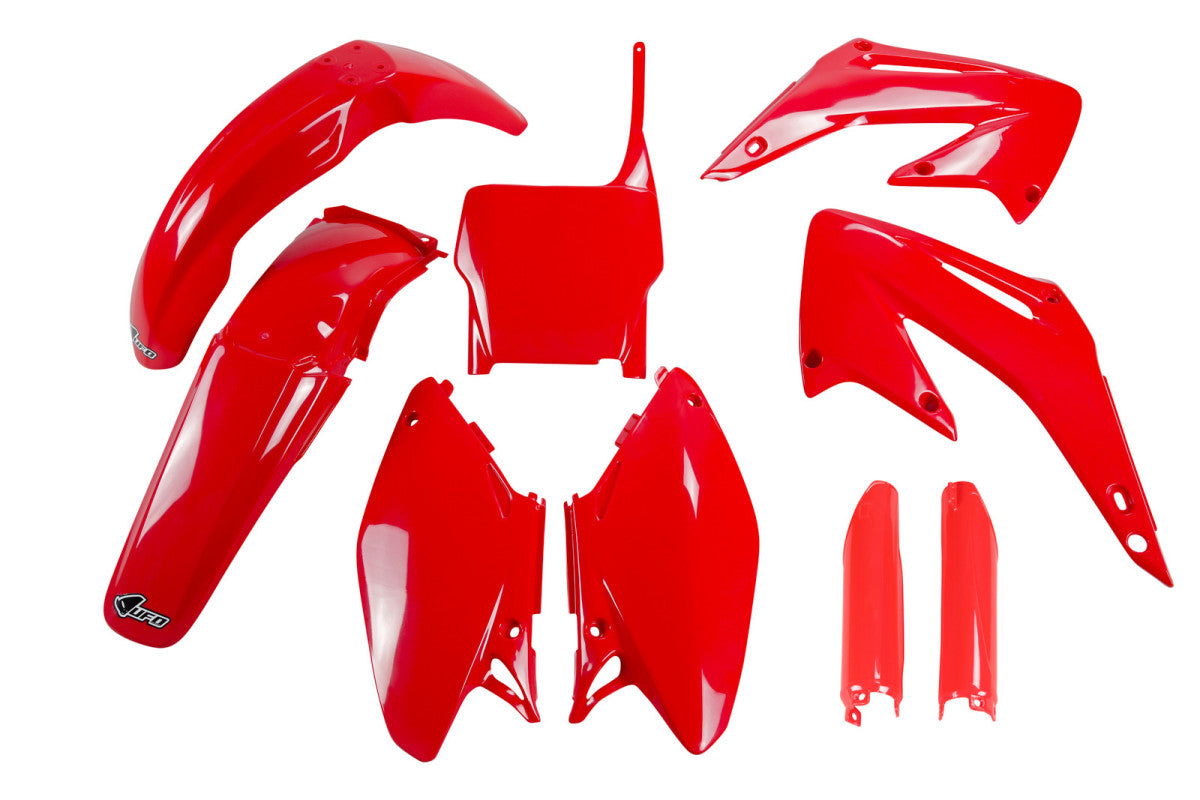 UFO Full Plastic Kit red for Honda CR 125 (2005-07) - CR 250 (2005-07)