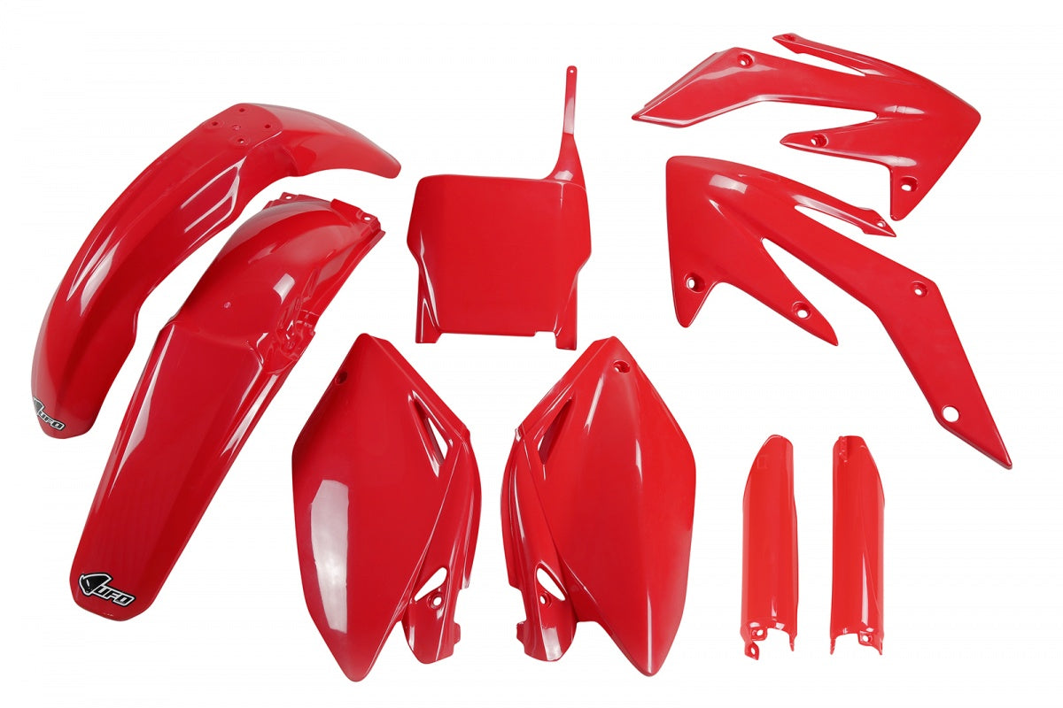 UFO Full Plastic Kit red for Honda CRF 250R (2004-05)