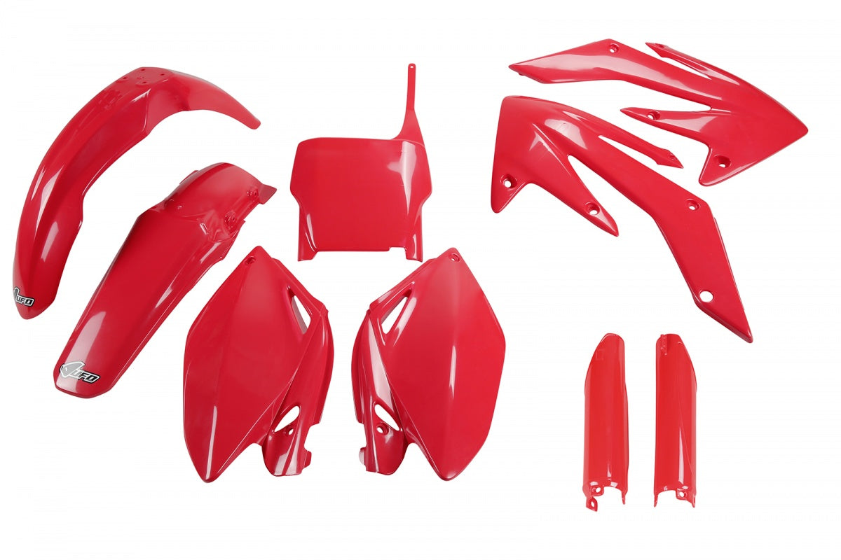 UFO Full Plastic Kit red for Honda CRF 250R (2006-07)