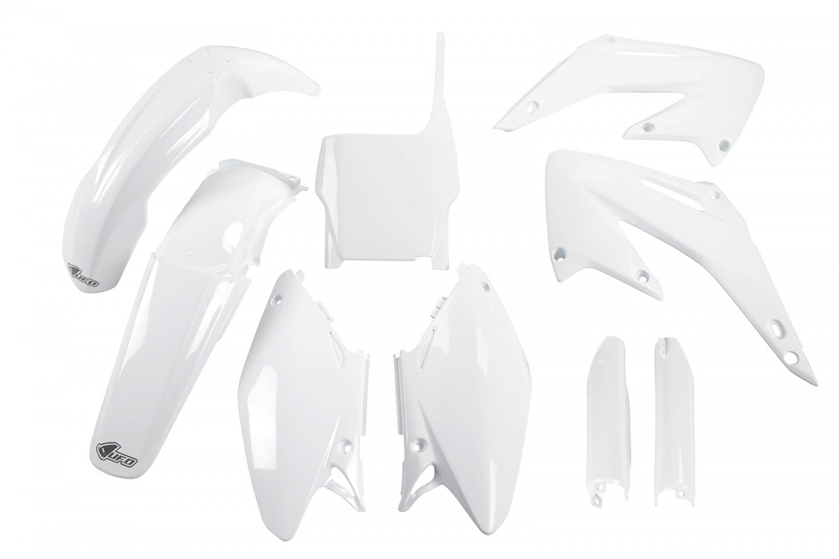 UFO Full Plastic Kit white for Honda CR 125 (2005-07) - CR 250 (2005-07)