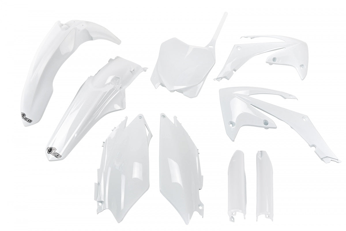 UFO Full Plastic Kit white for Honda CRF 250R (2010-13) - CRF 450R (2009-12)