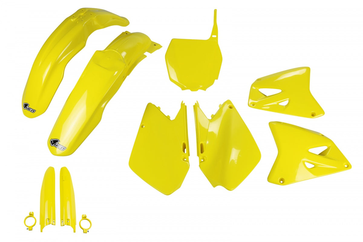 Full Plastic Kit yellow for Suzuki RM 125 (2001-08) - RM 250 (2001-08)