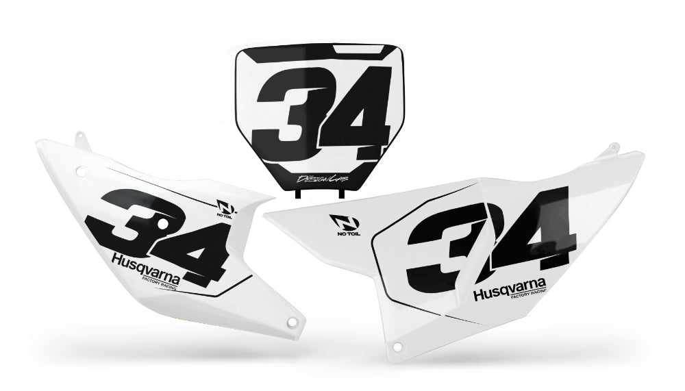 Husqvarna GP1 Series Number Plates