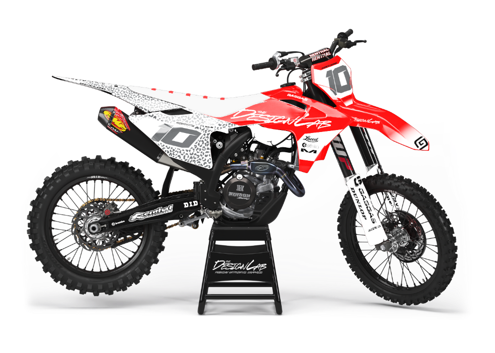 GasGas Leopard White