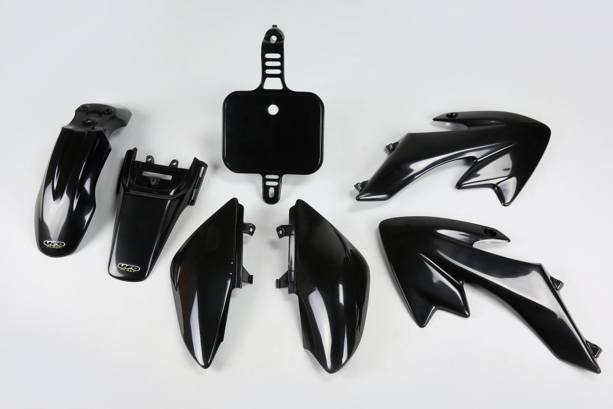UFO Plastic Kit black for Honda CRF 50 (2004-25)