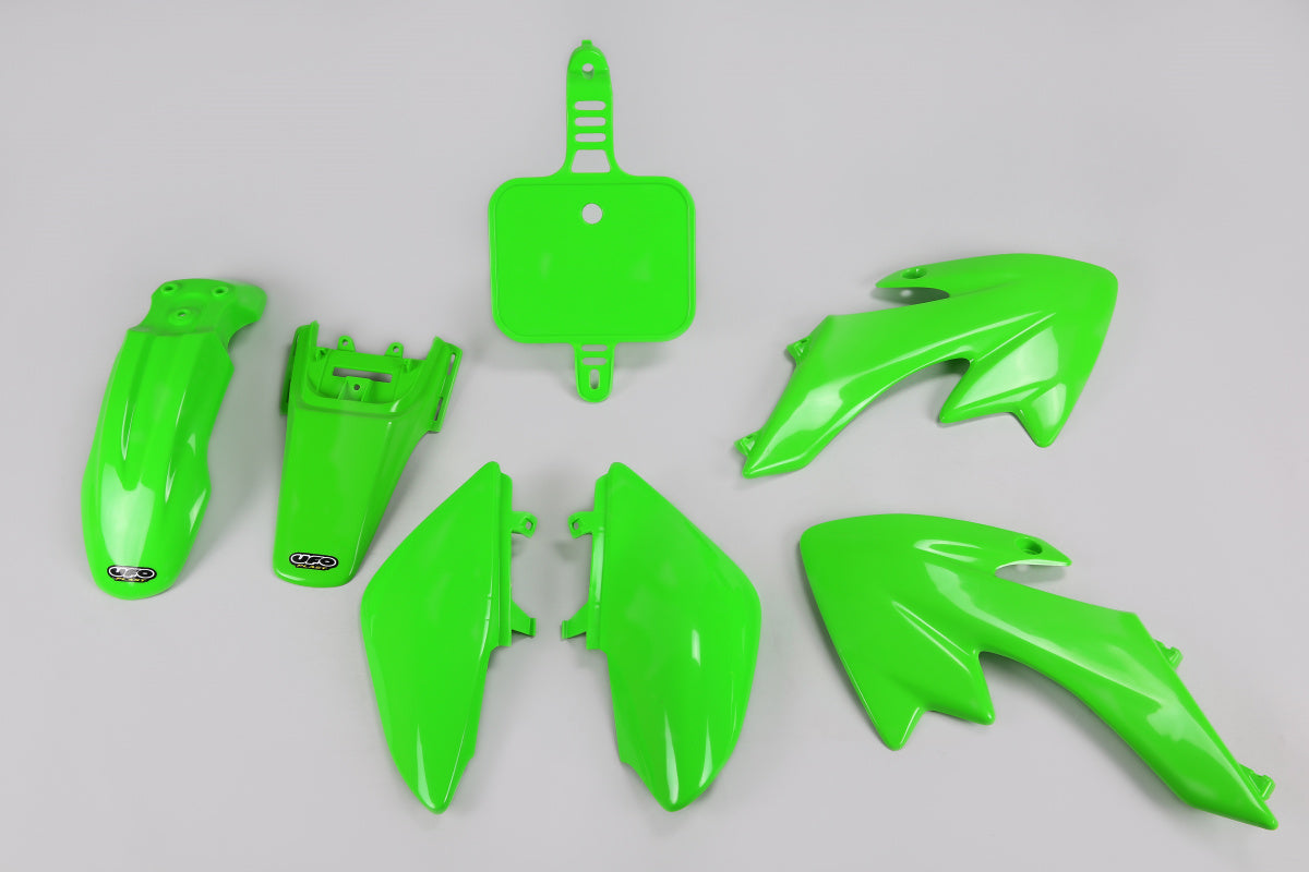 UFO Plastic Kit green for Honda CRF 50 (2004-25)
