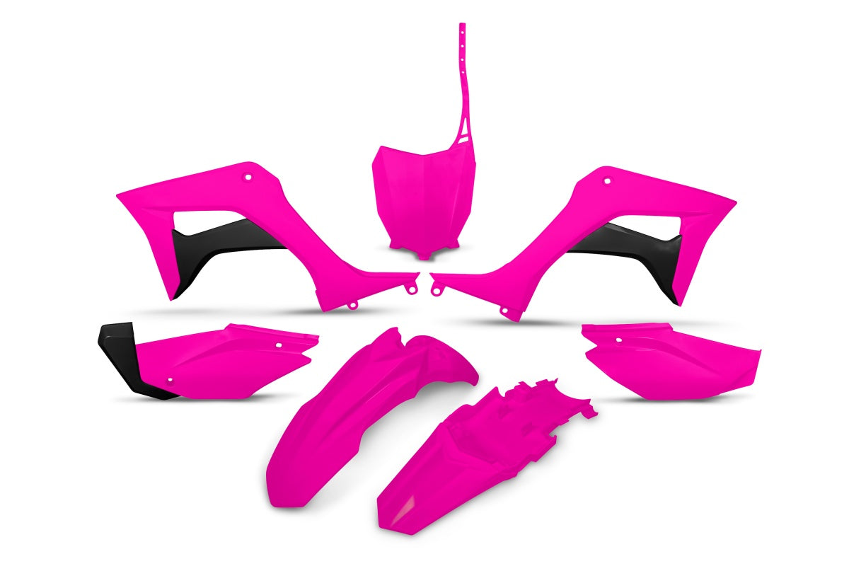 UFO Plastic Kit neon pink for Honda CRF 110F (2019-25)