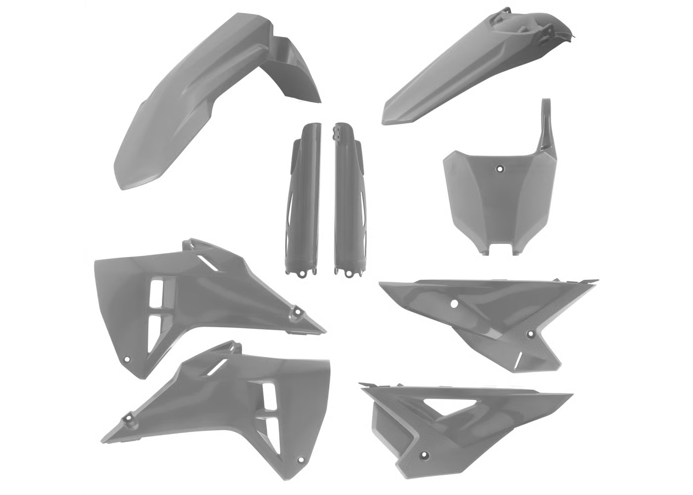 ACERBIS Full Plastic Kit Gray for Honda CRF 250R (2025-2026) - CRF 450R (2025- 2026)