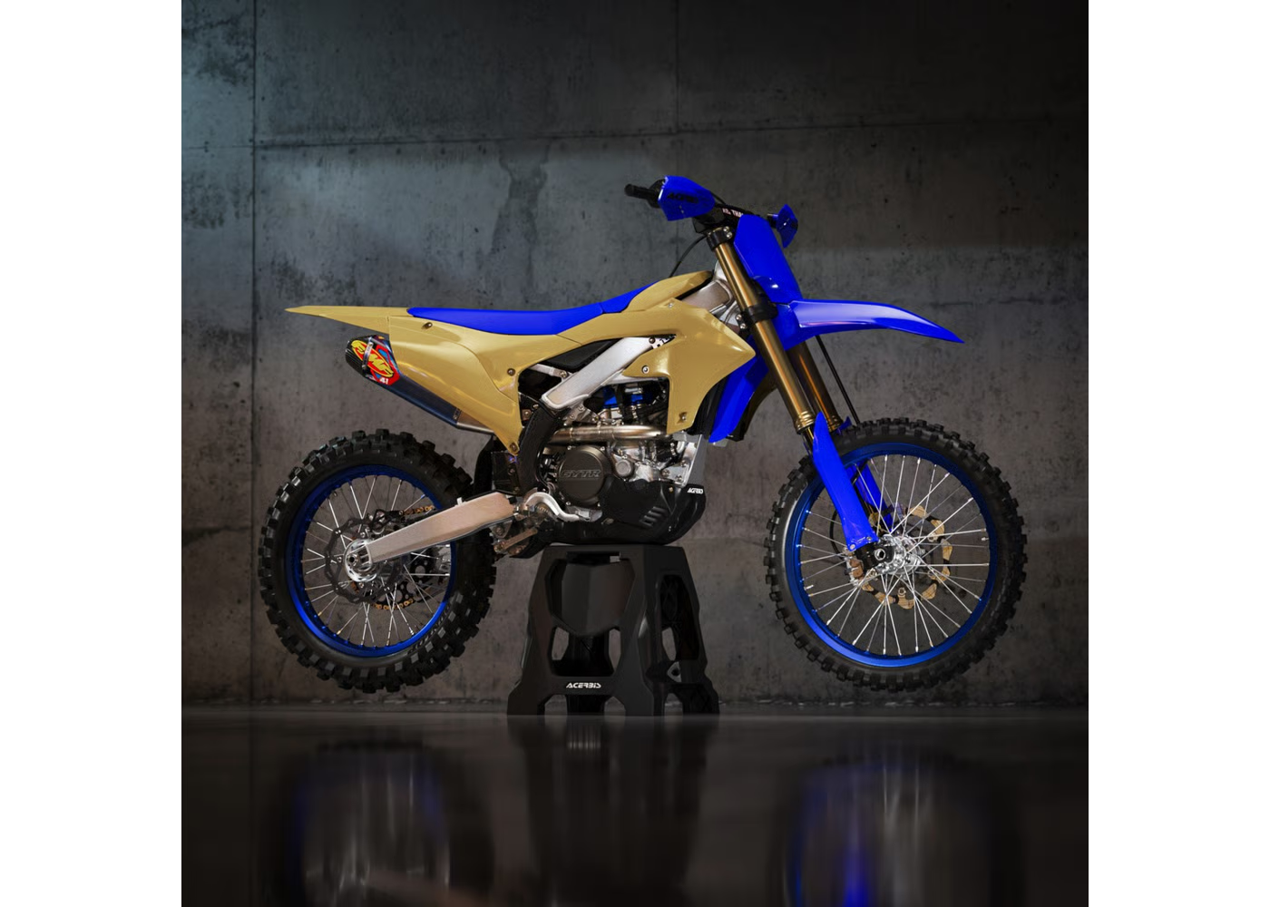 ACERBIS Full Plastic Kit GOLD / BLUE for Yamaha YZF 250 (2024-25) - YZF 450 (2023-25)