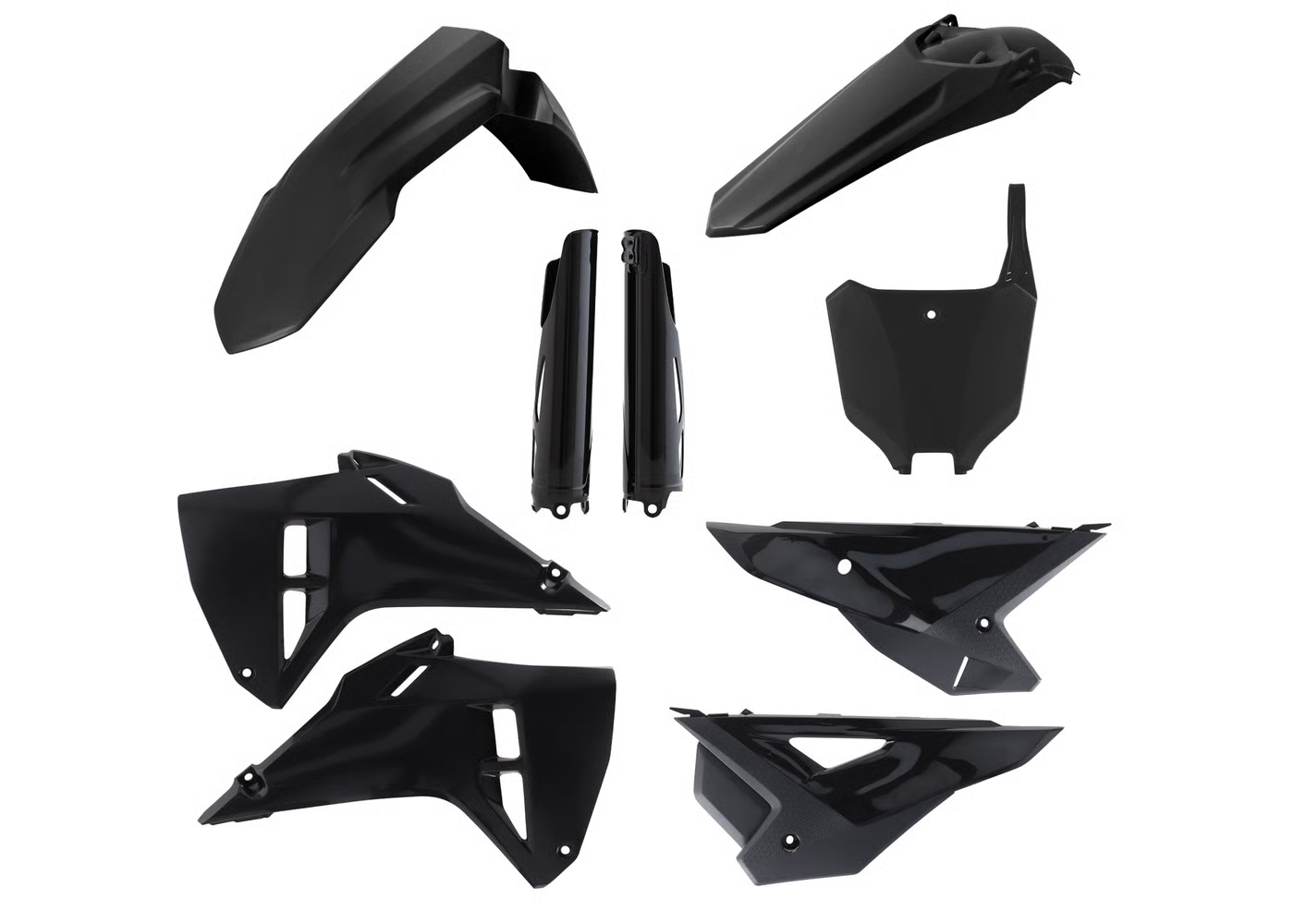 ACERBIS Full Plastic Kit black for Honda CRF 250R (2025-2026) - CRF 450R (2025- 2026)