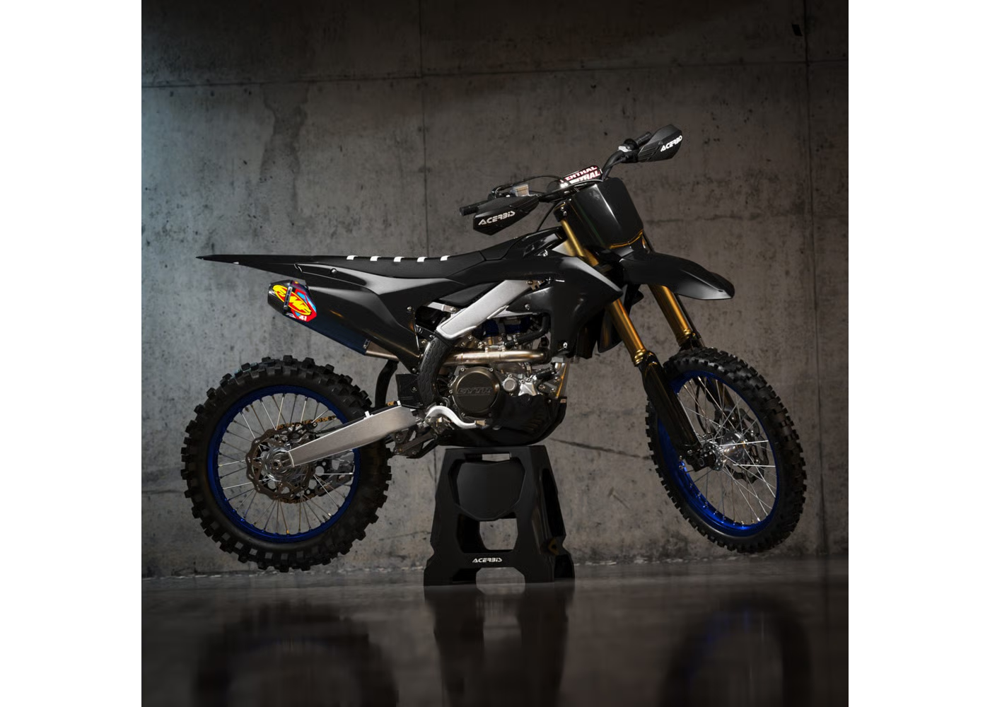 ACERBIS Full Plastic Kit BLACK for Yamaha YZF 250 (2024-25) - YZF 450 (2023-25)