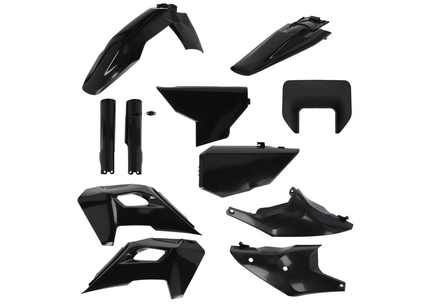 ACERBIS BLACK Full plastic kit (2024 - 2025) TE250 FE250 TE300 FE350 FE450 FE501 TE150