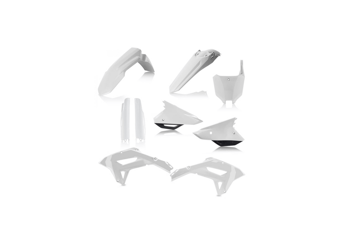 Acerbis full plastic kit White/Black - part 2861801035