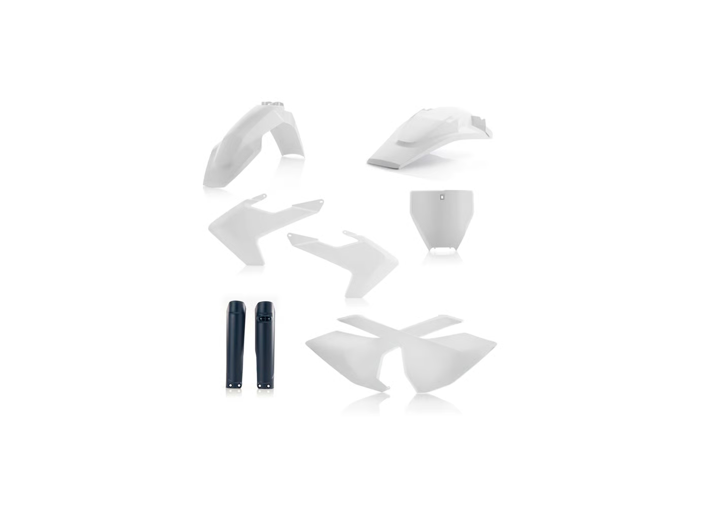 ACERBIS WHITE/BLUE PLASTIC KIT