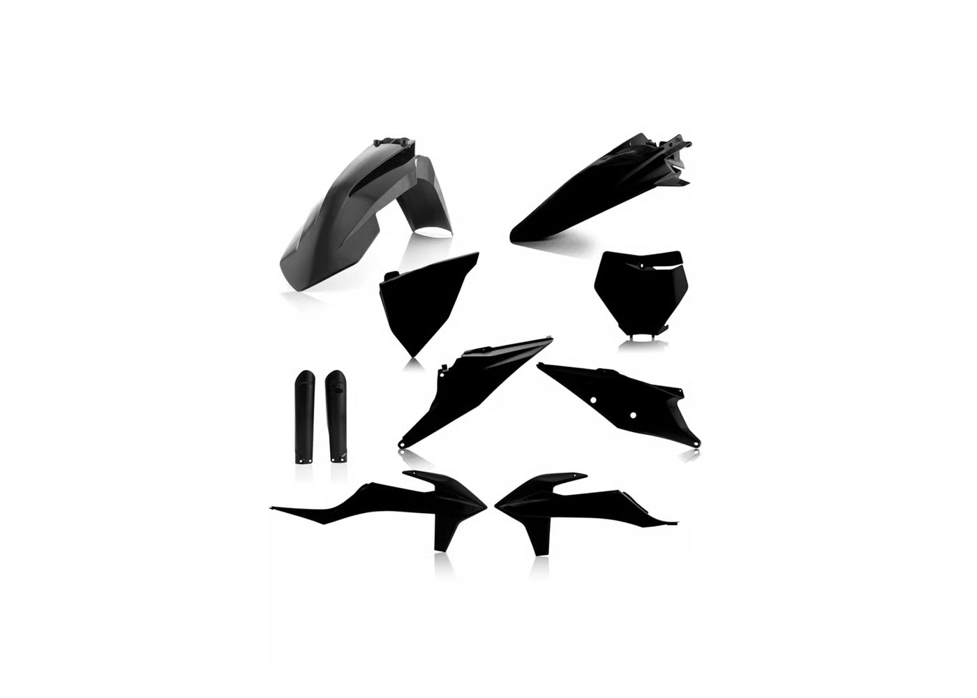 ACERBIS FULL PLASTIC KIT BLACK