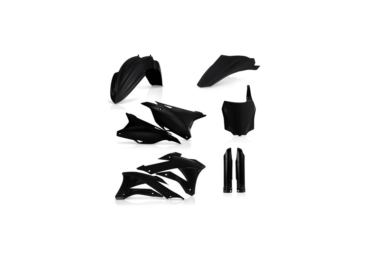 Acerbis full plastic kit Black - part 2374110001