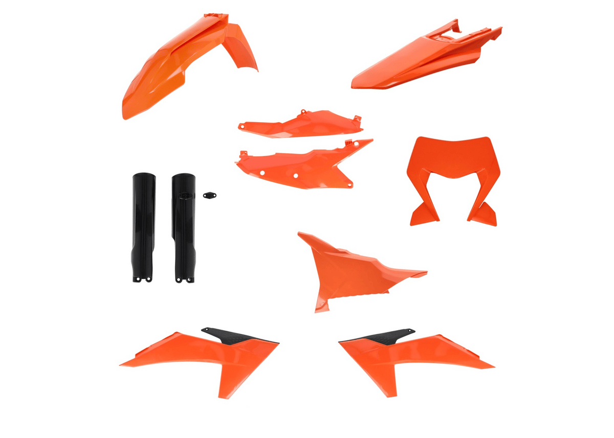 Acerbis full plastic kit Original 2025 colors for 2024-2025 KTM XC-W
