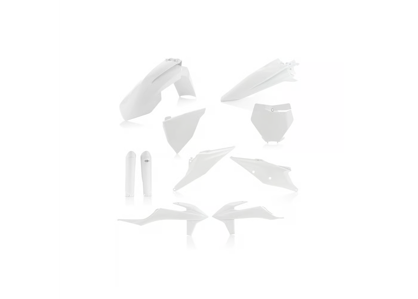 ACERBIS FULL PLASTIC KIT WHITE