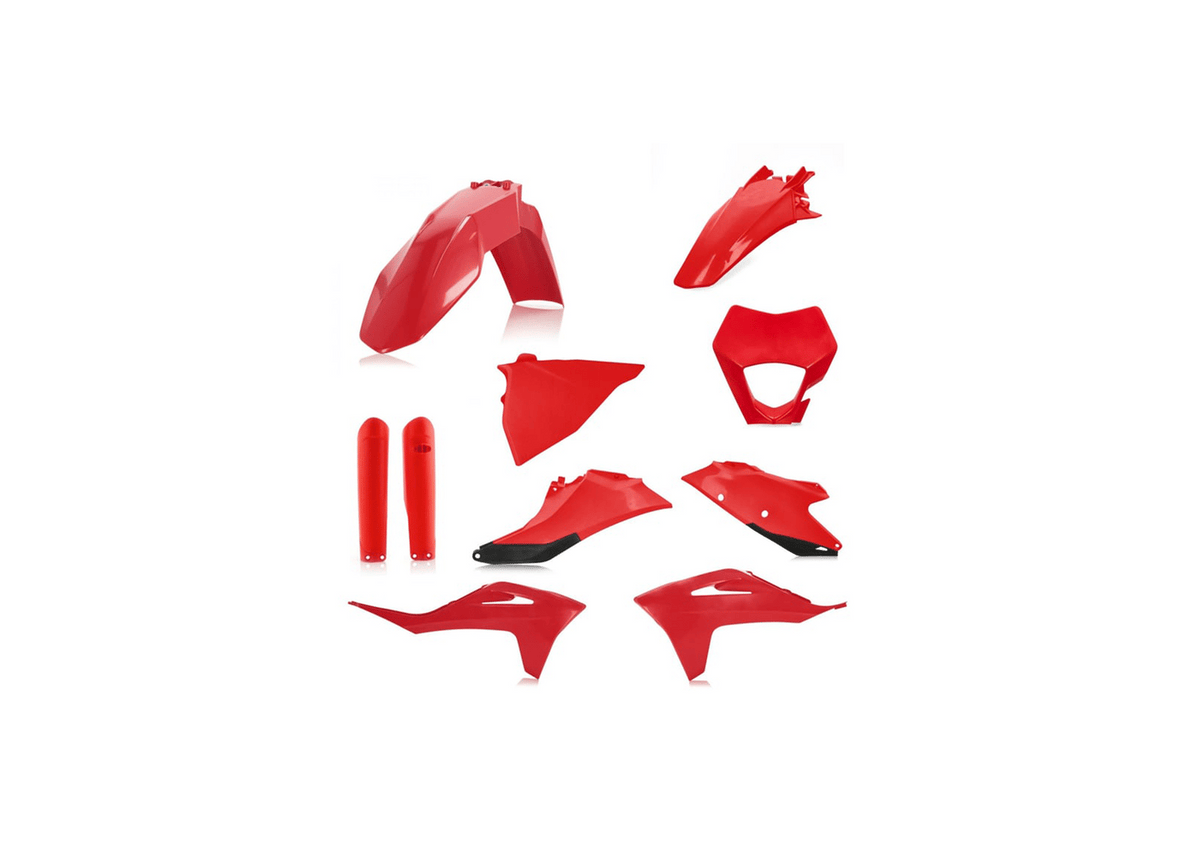 Acerbis full plastic kit Red for 2021-2023 GasGas EC