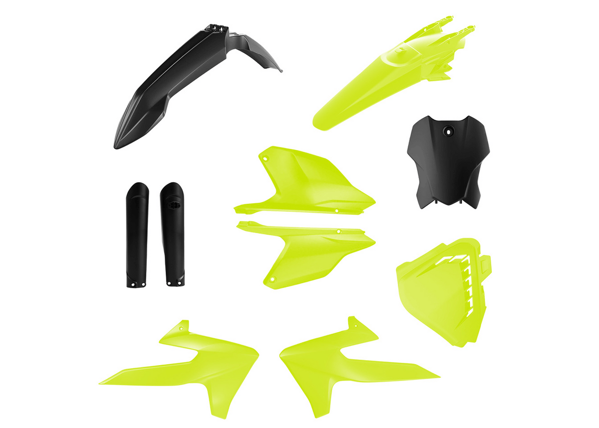 Acerbis full plastic kit Fluo Yellow/Black - part 2987505414