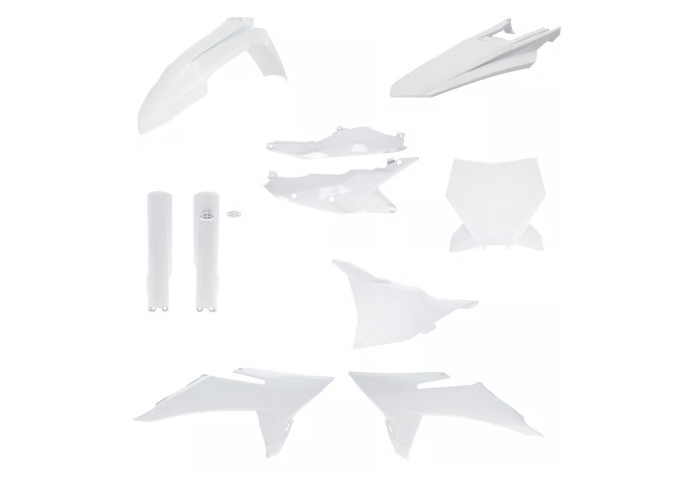 ACERBIS FULL PLASTIC KIT WHITE