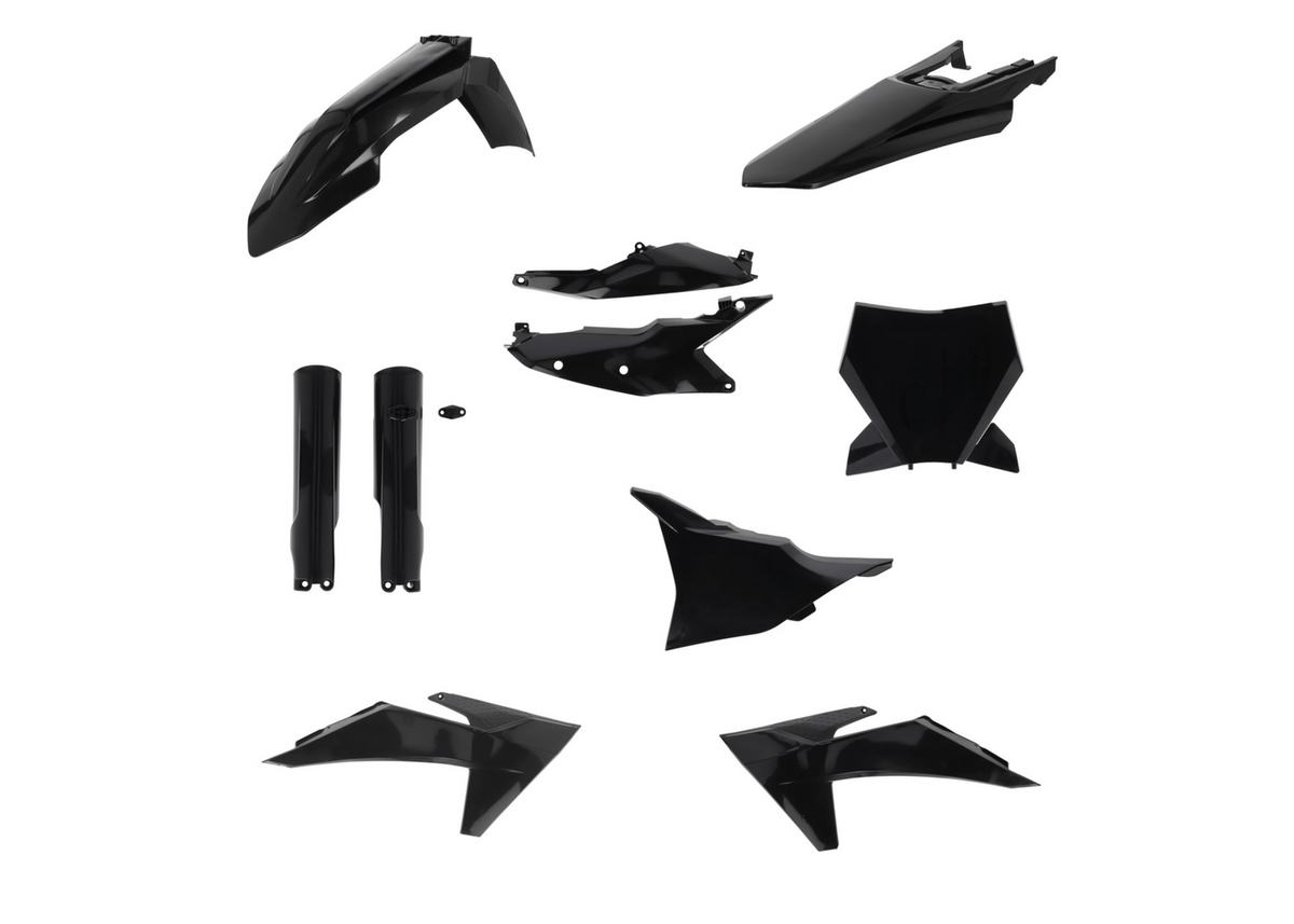 Acerbis full plastic kit Black - part 2986510001