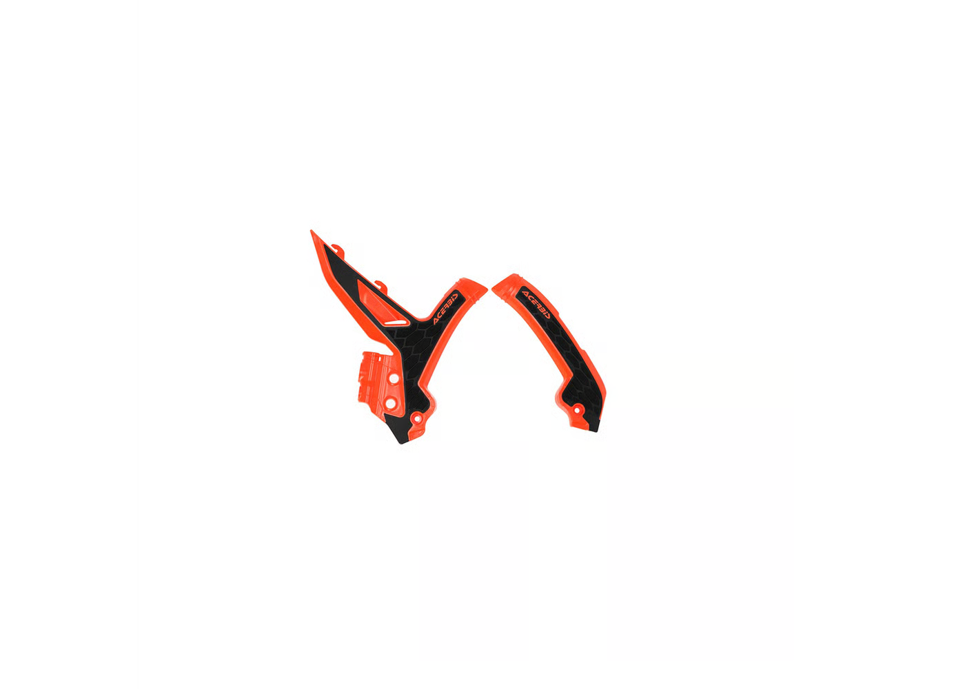ACERBIS X-GRIP FRAME PROTECTOR ORANGE / BLACK