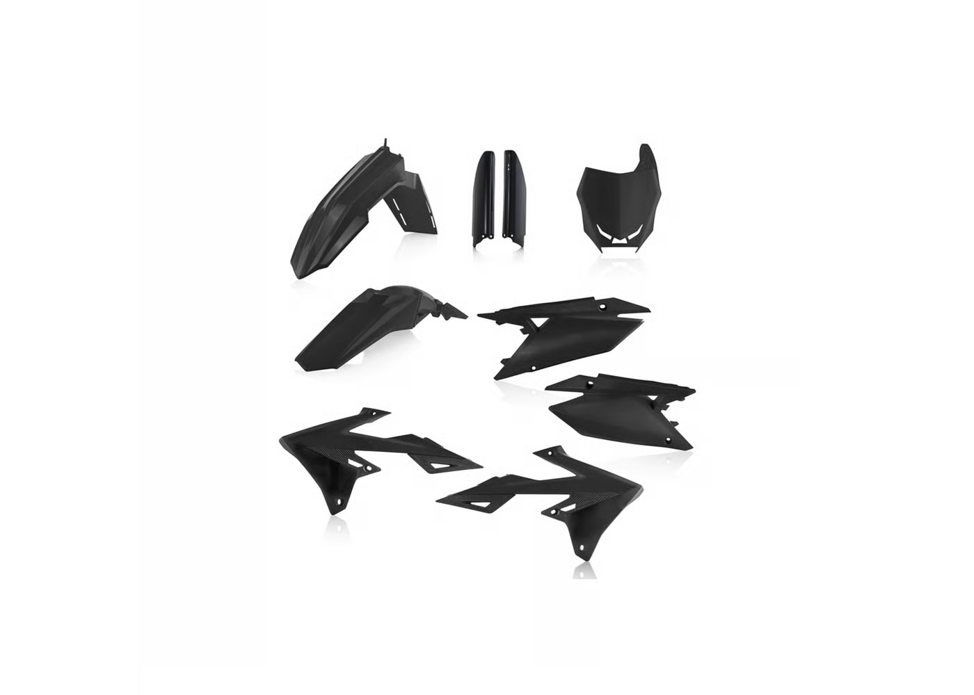 ACERBIS FULL PLASTIC KIT BLACK (2019-2026 RMZ250) - (2018-2026 RMZ450)