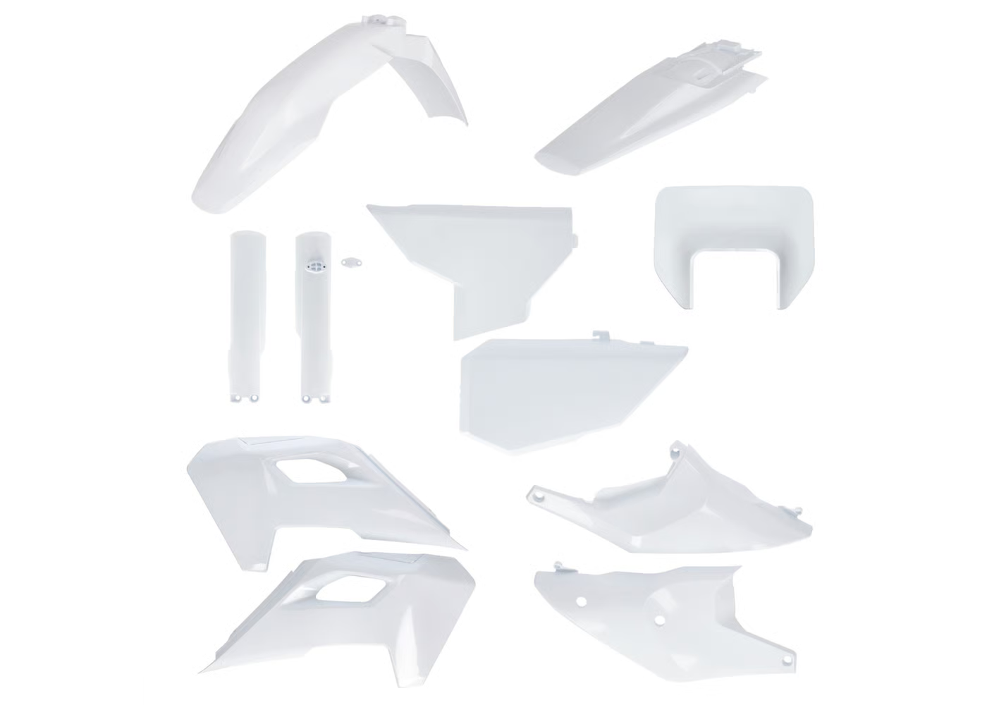 ACERBIS WHITE Full plastic kit (2024 - 2025) TE250 FE250 TE300 FE350 FE450 FE501 TE150