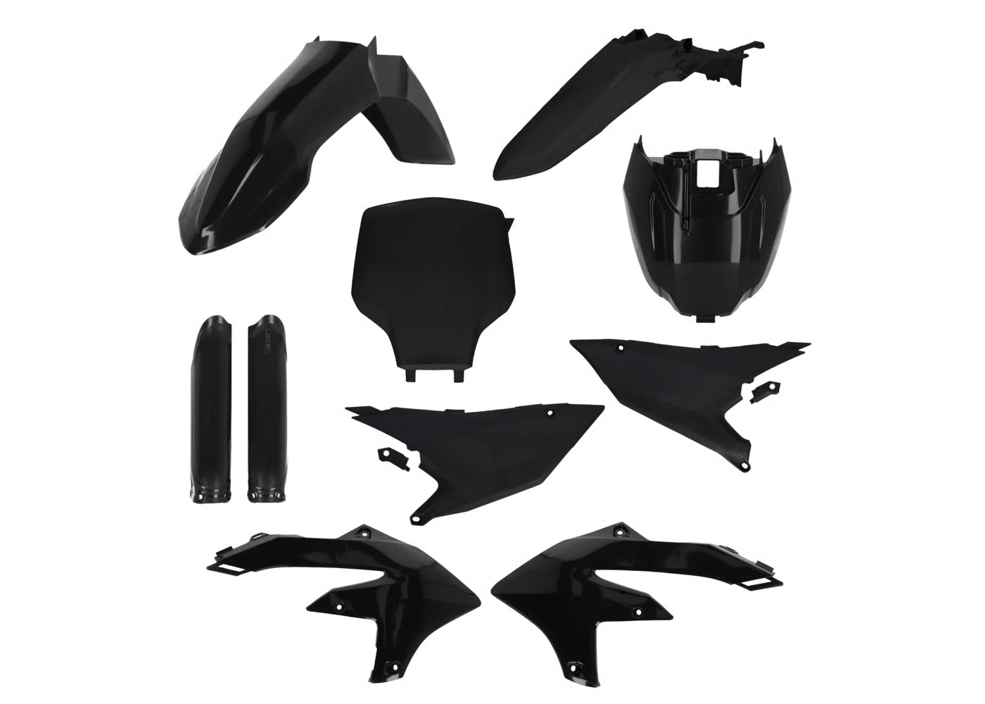 ACERBIS FULL PLASTIC KIT BLACK