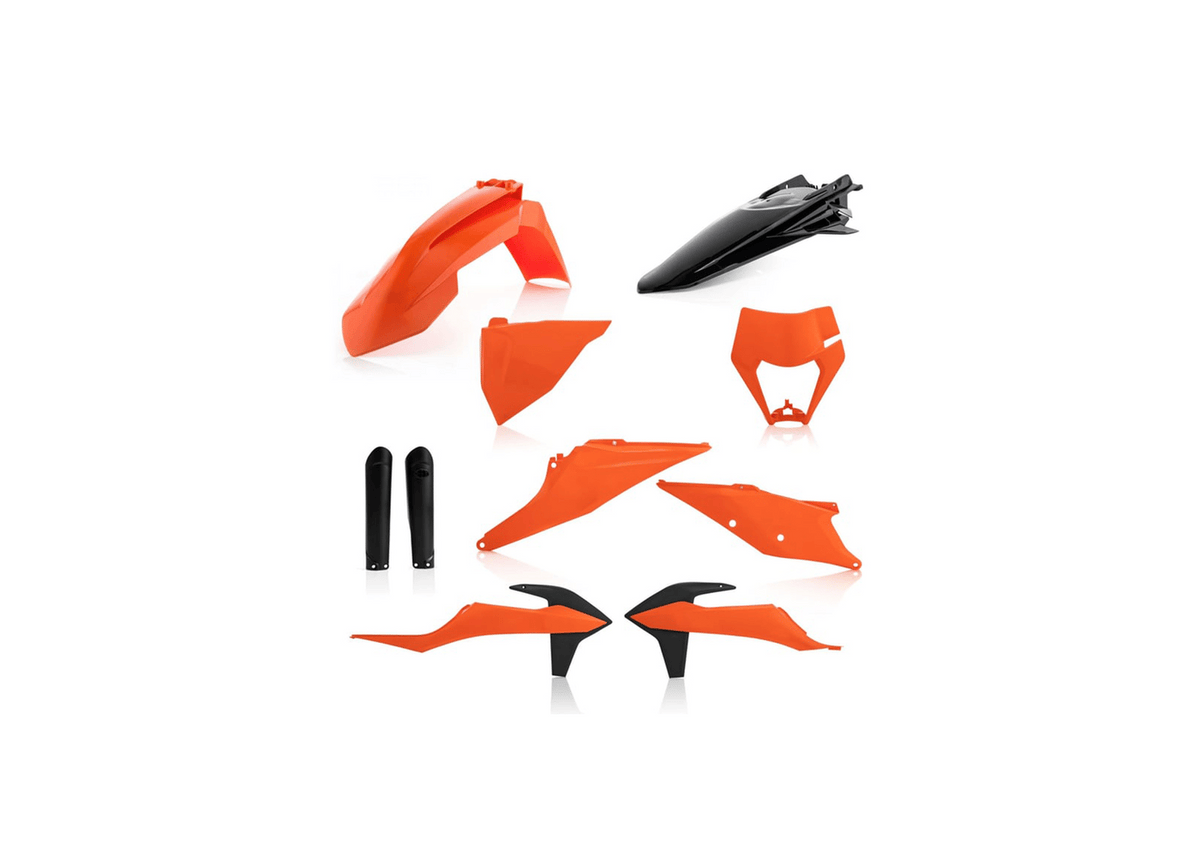 Acerbis full plastic kit Original 2020 colors for 2020-2023 KTM EXC / XC-W
