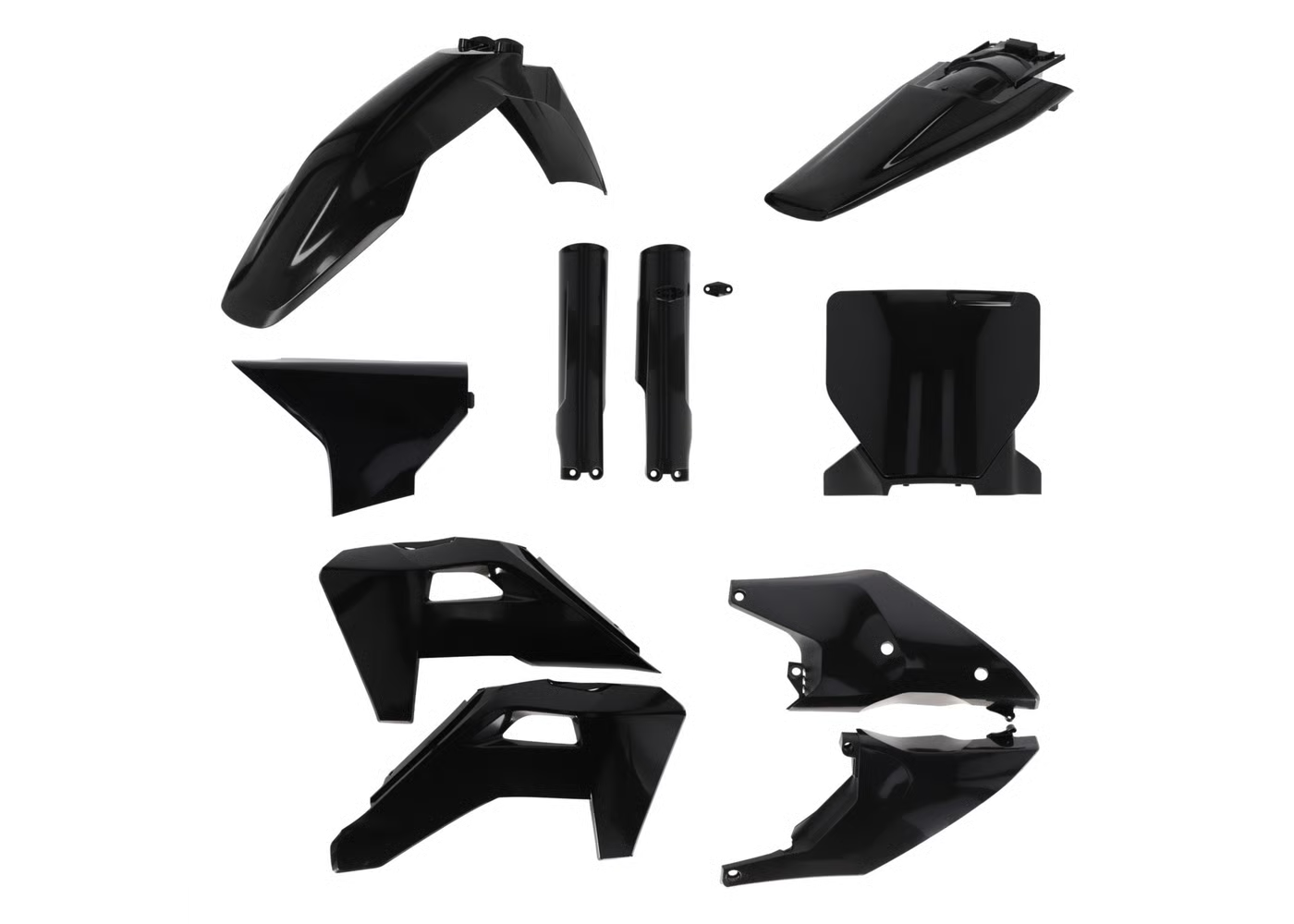 ACERBIS Full Plastic Kit BLACK 2 for Husqvarna TC 250 - TC 125 - FC 250 - FC 350 - FC 450 - TC 300 - TX 300 - FX 350 - FX 450 - TC 150