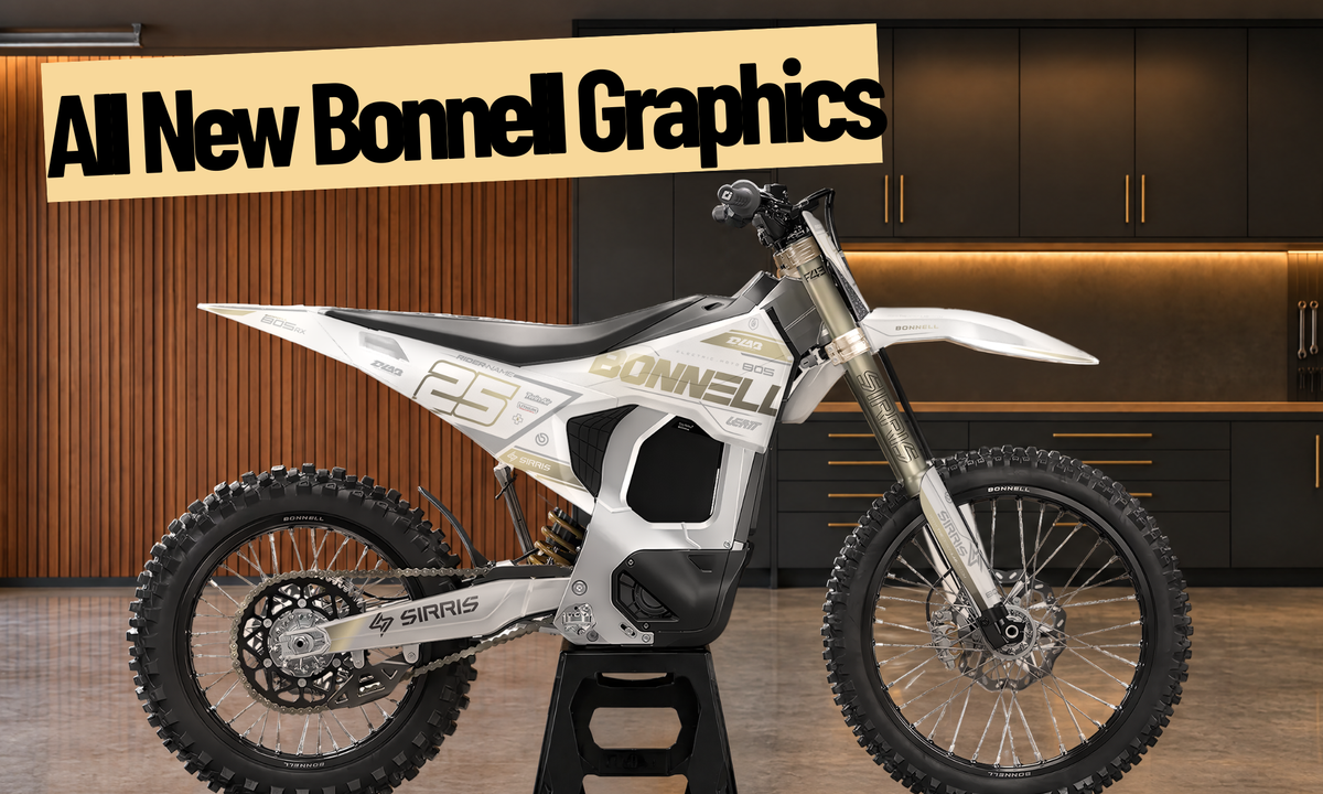 Bonnell 805 Graphics Kits: 5 New Designs for the All-New Electric Dirt Bike