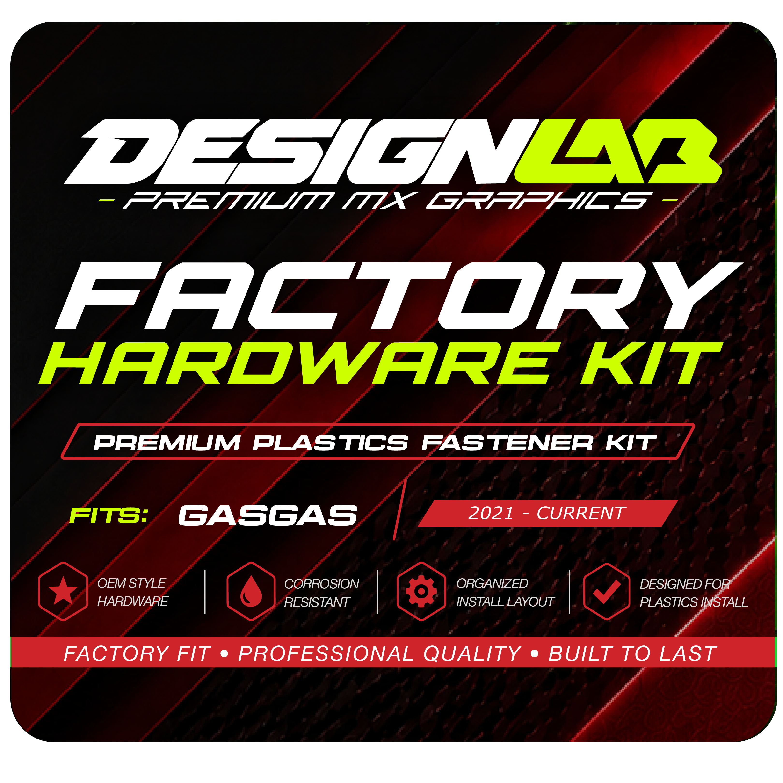 Gasgas plastic bolt kit