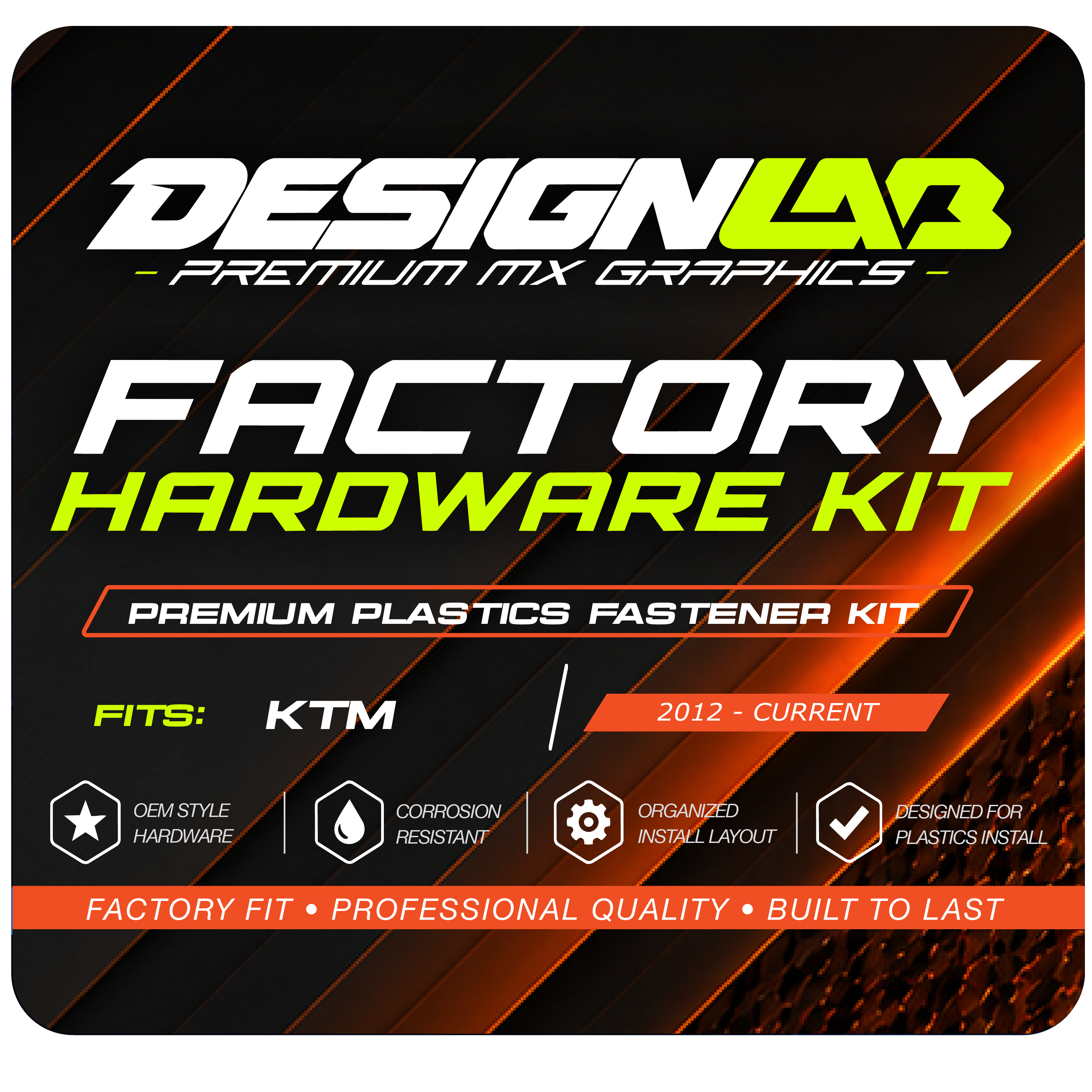 KTM plastic bolt kit