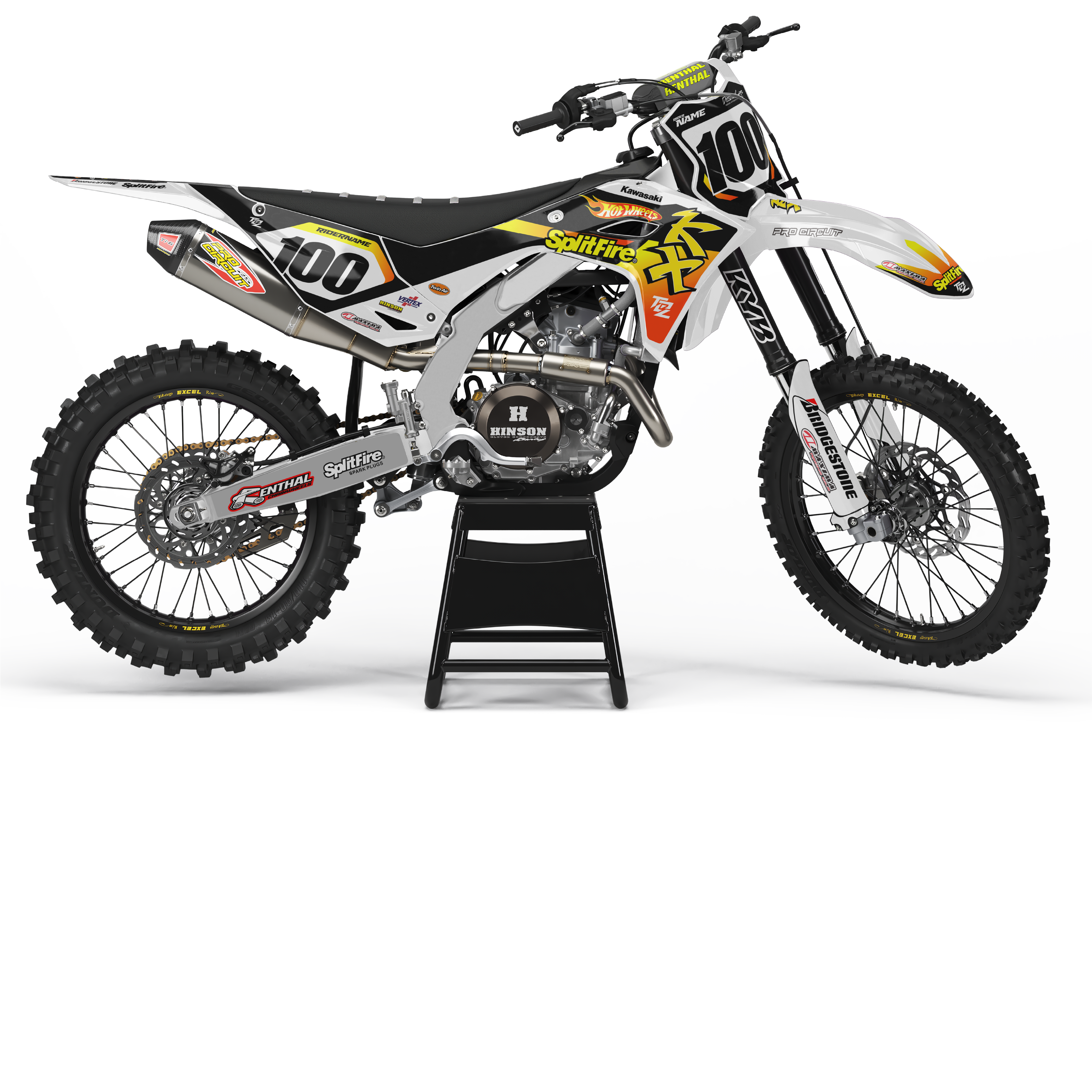 Kawasaki Flashfire White