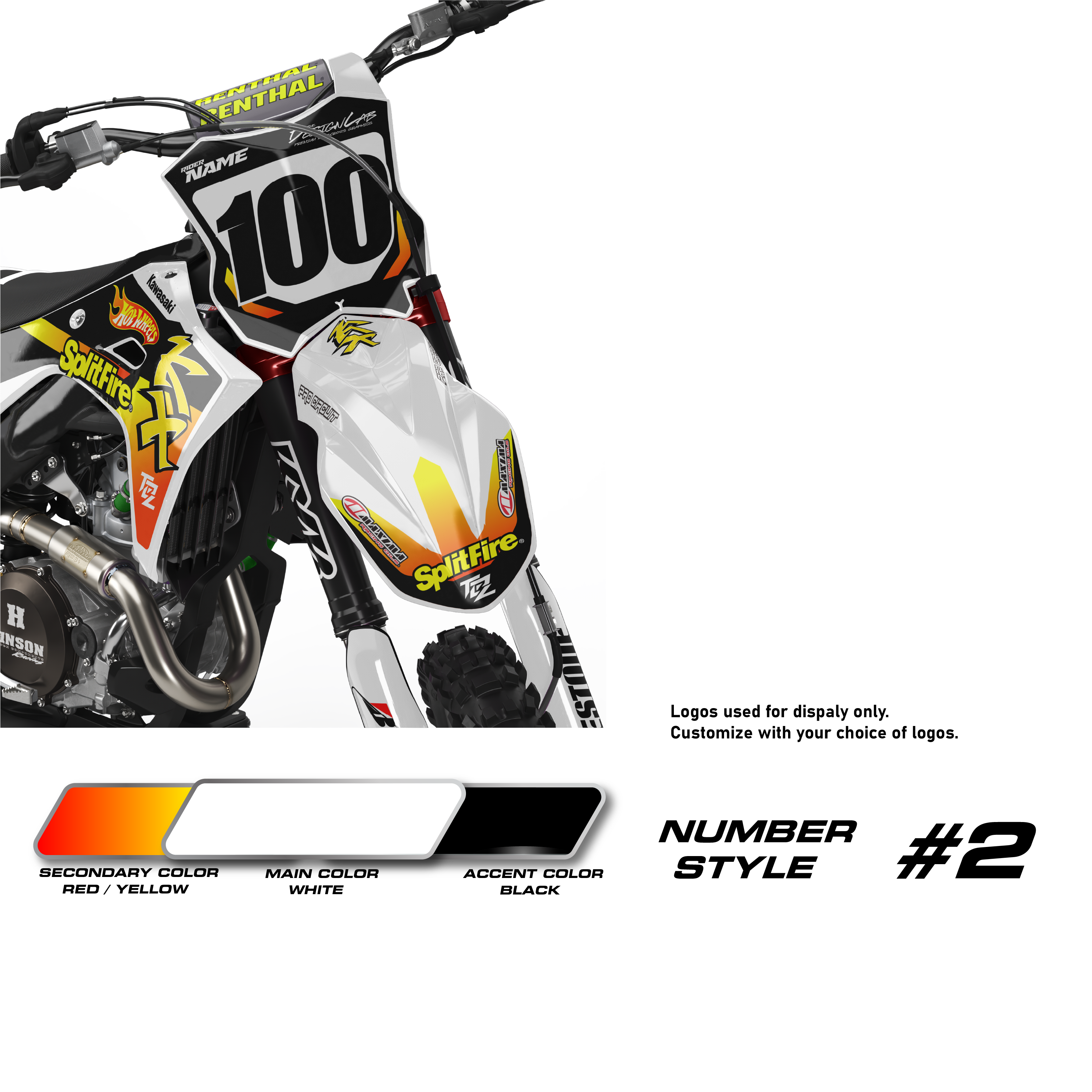 Kawasaki Flashfire White